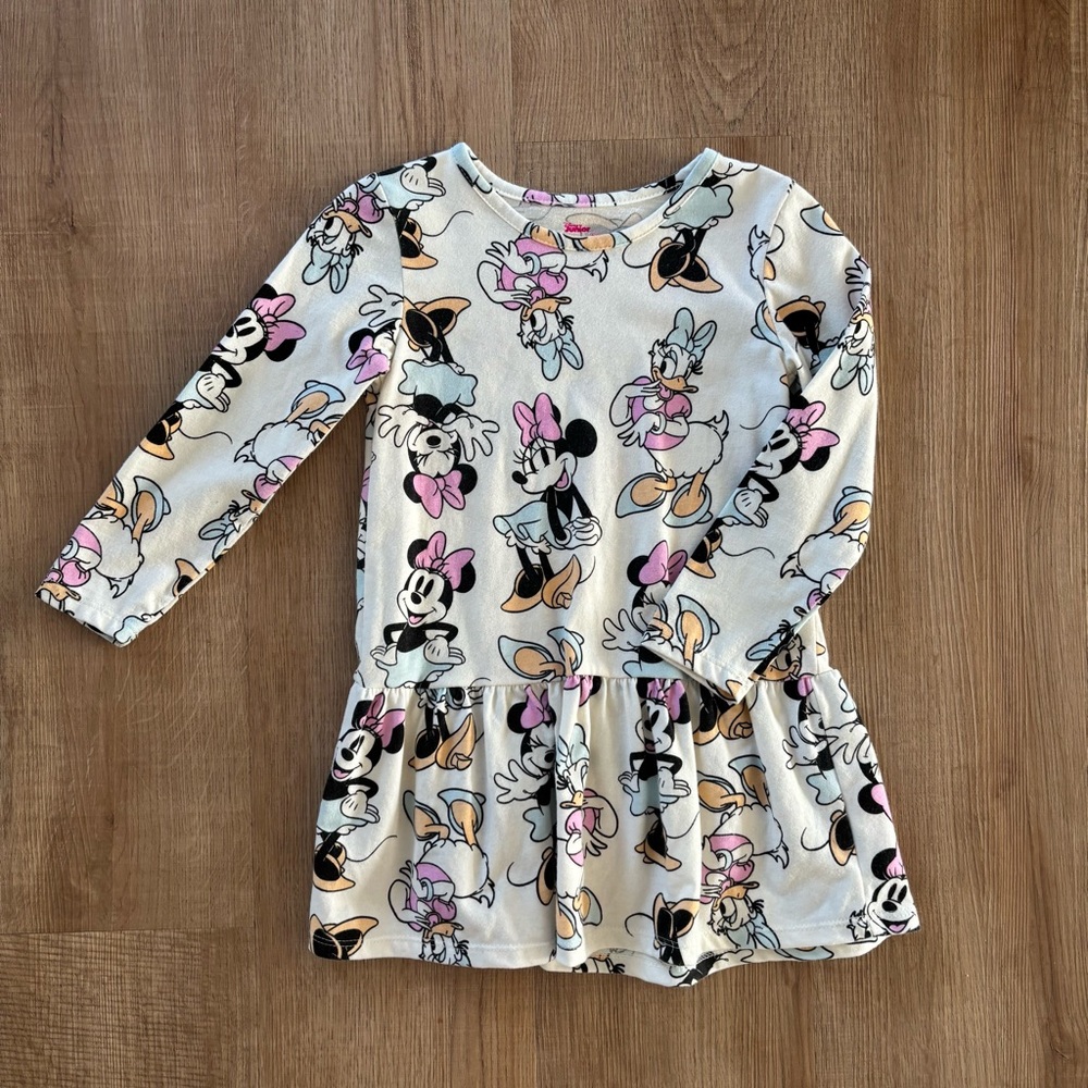 Disney Junior Dress with Minnie Mouse & Daisy Duck Print